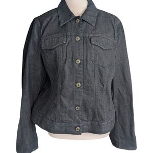Talbots Dark Blue Jean Jacket